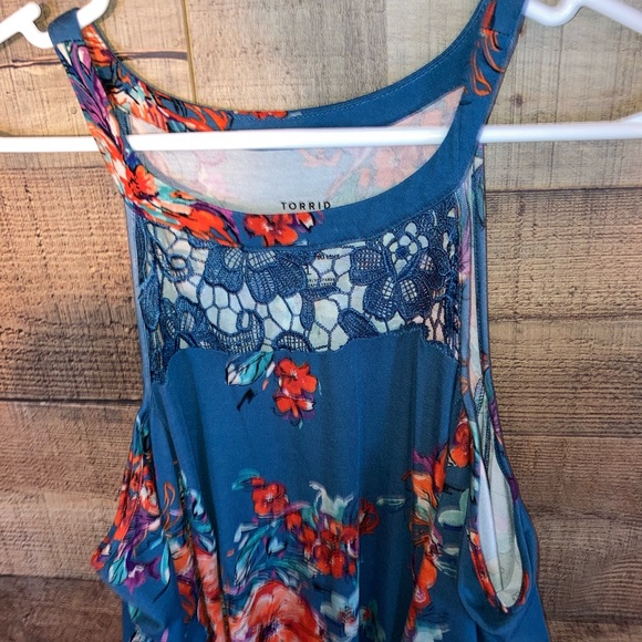 Torrid cold shoulder dress/tunic size 1 - Picture 2 of 4